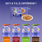 Purina One - Spezialfutter v omáčce Rind/Huhn/Ente und Turkeyhn für Katzen mit Appetit, 340 g