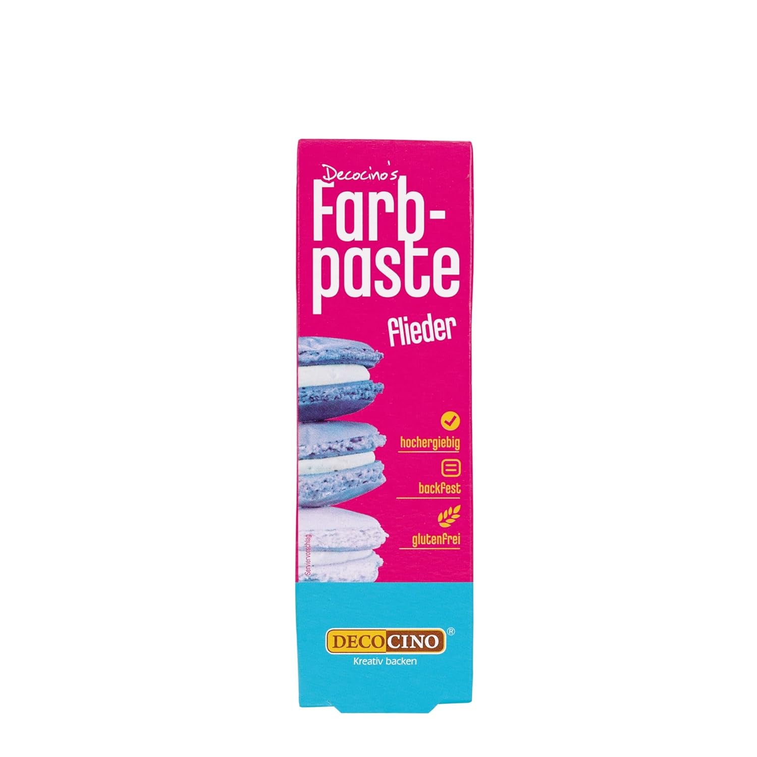 DECOCINO růžová barvicí pasta - 20 g - Potravinářské barvivo, ideální pro barvení dortů, fondánu a krémů - Bez azo mastných kyselin a lepku