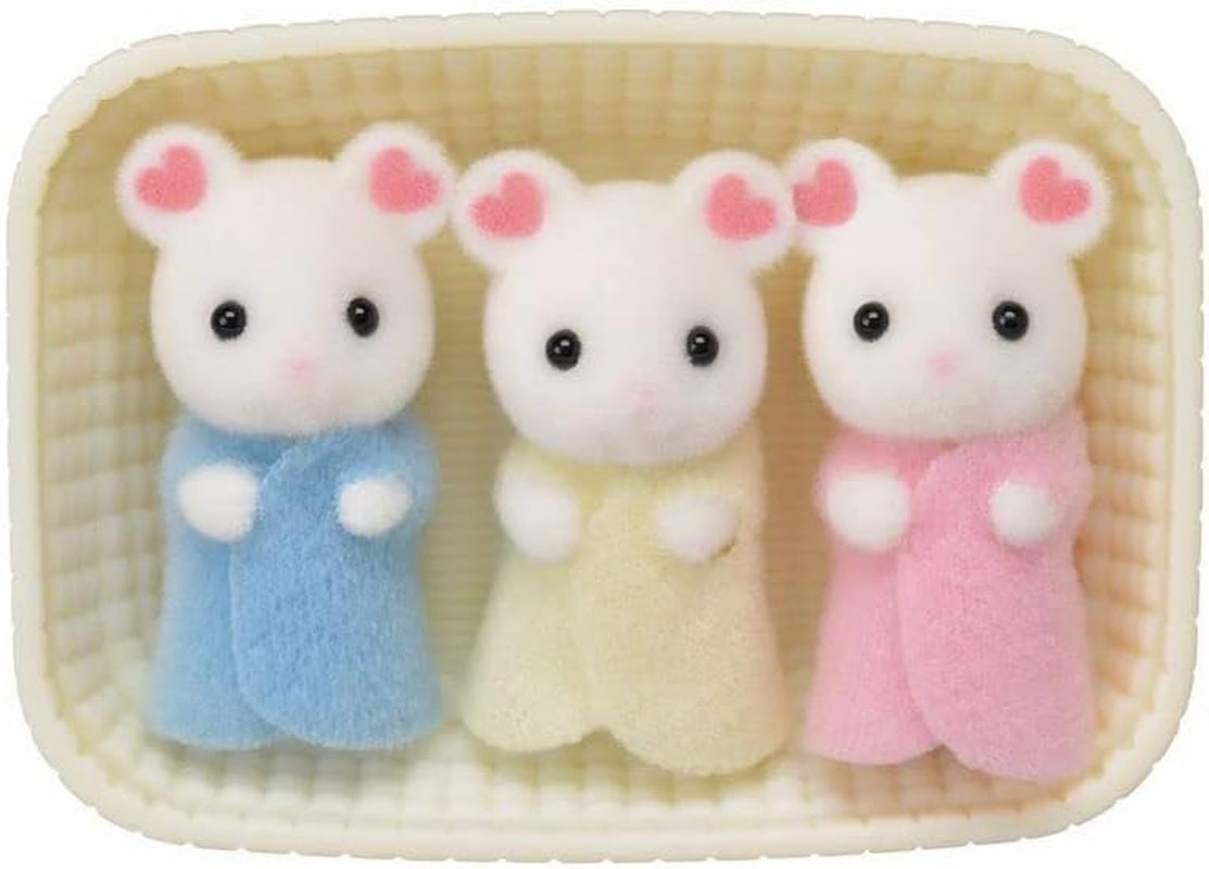 Sylvanian Families L5337 Marshmallow Mouse Triplets - Figurky domečku pro panenky Naty Shop Dolls