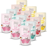 MjAMjAM - prémiové mokré krmivo pro kočky - wellness balíček hovězí maso, balení 12 ks (12 x 125 g), bez obilovin s extra masem