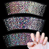 3D Nálepka na nehty 30 Blatt Nálepka na nehty Selbtklebend Blumen Blumenherzform Nálepka na nehty Nageldesign Nageldesign Zubehör Nagelaufkleber Für DIY Dekorationen, Maniküre, Handyhüllen