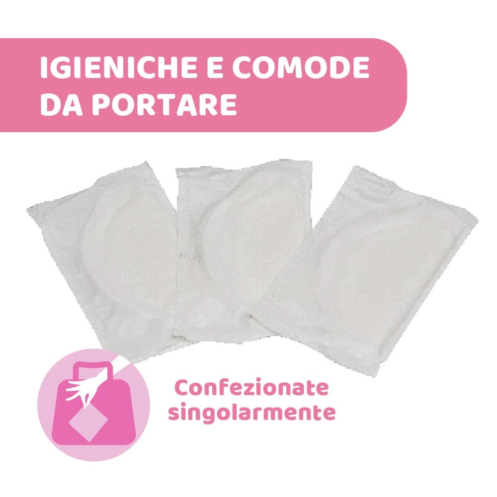Chicco Acterielle Natural Feeling kojící podložky, 30 kusů Příslušenství pro výživu a kojení Bebe Naty Shop