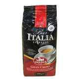 Kafffe, Bar Italia Espresso, gran crema (1 kg, sáček), balení 1 ks