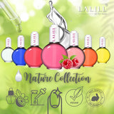 LALILL Olej na nehtovou kůžičku 75 ml - Himbeere Nagelpflegeöl - Nagelöl Pflege Für Nägel Nagelhaut - SPA Maniküre Naildesign Hände - Vegan - S pipetou