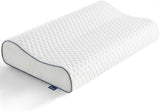 BedStory polštář z paměťové pěny, výškově nastavitelný polštář na podporu krku, ergonomický polštář, boční polštář na spaní pro záda a žaludek (60x36x12/10cm)