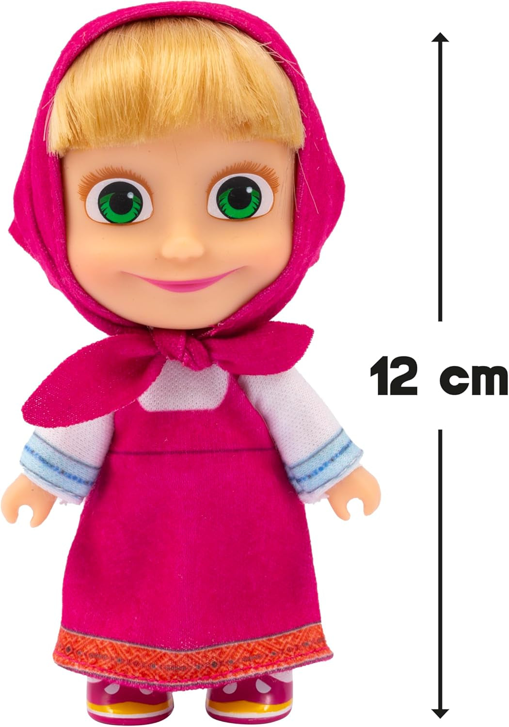 Máša a Michka 12cm panenka Máša a 20cm plyšová hračka Bärka pro děti od 3 let MHA21