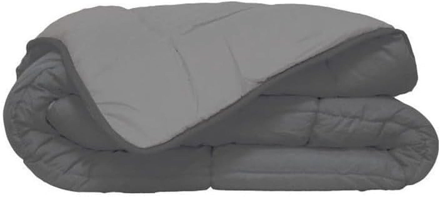 Poyet Motte Calgary Povlak na přikrývku Polyester Ocel/Stříbro, Polyester, Ocel/Stříbro, 220X160X1 Cm Přikrývky a přikrývky Naty Shop 240X220X1 Cm
