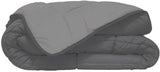 Poyet Motte Calgary Povlak na přikrývku Polyester Ocel/Stříbro, Polyester, Ocel/Stříbro, 220X160X1 Cm Přikrývky a přikrývky Naty Shop 240X220X1 Cm