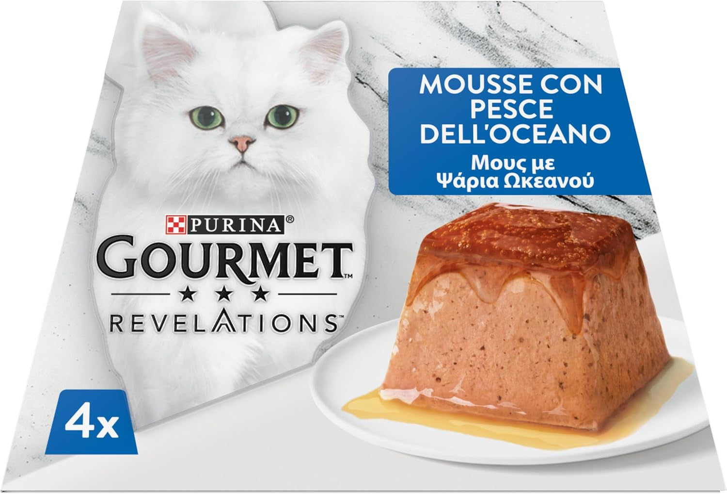 Mokré krmivo pro kočky Revelations s mořskými rybami, 24 x 57 g