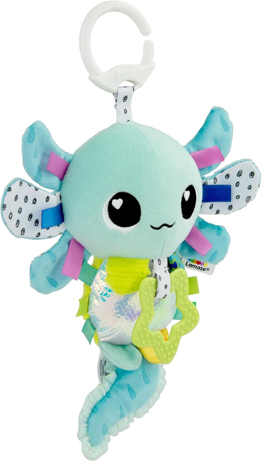 LAMAZE Alise Axolotl - Clip & Go hračka do kočárku - Smyslové hračky pro miminka - 0-6 měsíců Hračky pro rané učení - Odborně navrženo pro novorozence - Dárky pro miminka Bebe Naty Shop Toys Výchozí název