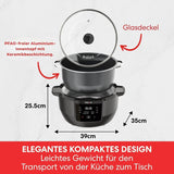 Instant hrnec Superior pomalý hrnec, 7,1l multivařič, 4 funkce vaření, 800W pomalý hrnec Naty Shop