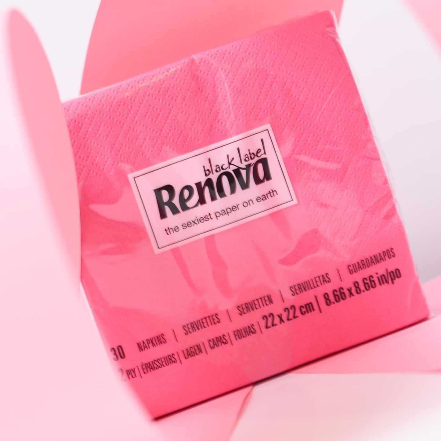 Renova koktejlové ubrousky, fuchsie, 30 ubrousků