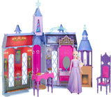 Mattel Disney Frozen – domeček pro panenky Castle Arendelle (60 cm+) s panenkou Elsou, 4 hřišť a 15 kusy nábytku a doplňků Disney Frozen II, HLW61