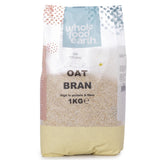 Wholefood Earth stabilizované ovesné otruby 2 kg | Bez GMO | Bohaté na vlákninu