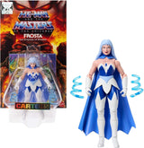 Masters of the Universe Origins Akční figurka Frosta z kolekce kreslených filmů, asi 14 cm vysoká, z televizního seriálu z 80. let minulého století, princezna moci s ledovou silou, detailní design a pláštěnka, JBM87 Akční figurky Naty Shop Výchozí název