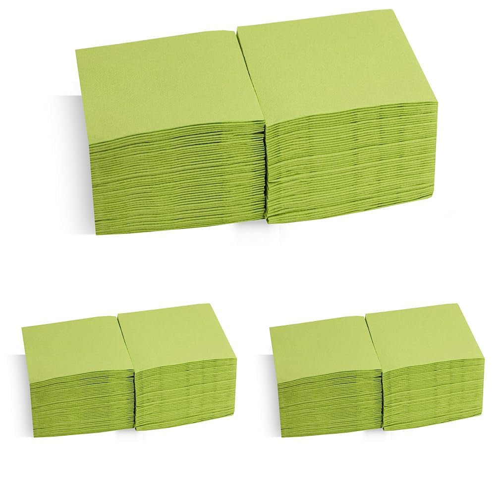 Saten Ser22104961 Koktejl, ubrousky 20 X 20, 2 vrstvy, 1/4 přeložení, 100 ubrousků, Punta-Punta, černá
