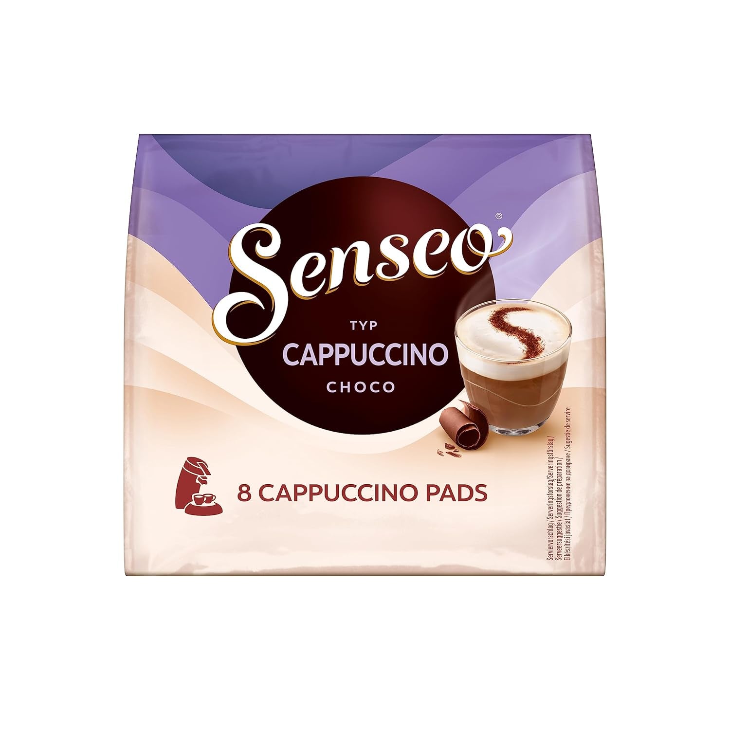 Senseo Pads Cappuccino Choco, 5 x 8 Getränke, 40 kaffeepadů