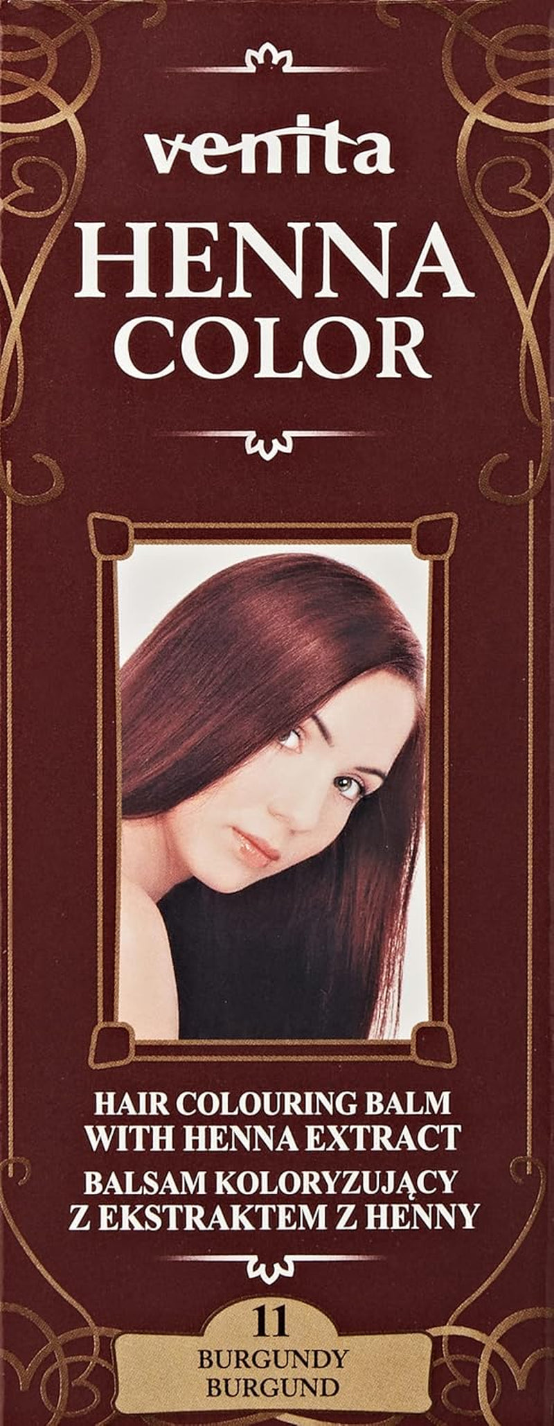 Henna Color 111 Přírodní kondicionér pro blond vlasy Barva na vlasy Přírodní efekt barvení vlasů Henna Eco Barva na vlasy Naty Shop Vínové barvy 75 Ml (1 balení)