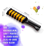 Magicat Hair Chalk for Girls Set I 10 smývatelných barev a 5 vlasových sponek I Dárek pro dívky 4 roky až 10 let I Kreativní dárek pro dětskou narozeninovou párty 2025 I Bezpečné a barevné Naty Shop Hair Dye