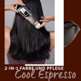 Wella Professionals Color Fresh Mask Cool Espresso - kúra pro revitalizaci a změnu barvy vlasů - výživný odstín s avokádovým olejem - pro černé a černé vlasy - 150 ml Naty Shop Hair Mask
