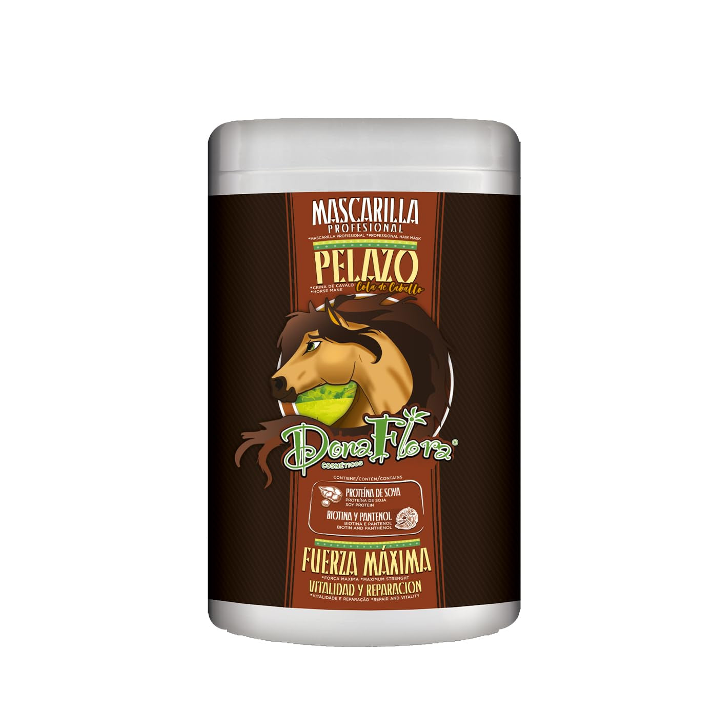 Pelazo vlasová maska ​​- sójový protein posiluje vlasy - biotin a panthenol pro hydrataci - ochrana před lámáním vlasů, všechny typy vlasů, bez sulfátů - 100 g Naty Shop Hair Mask Výchozí název
