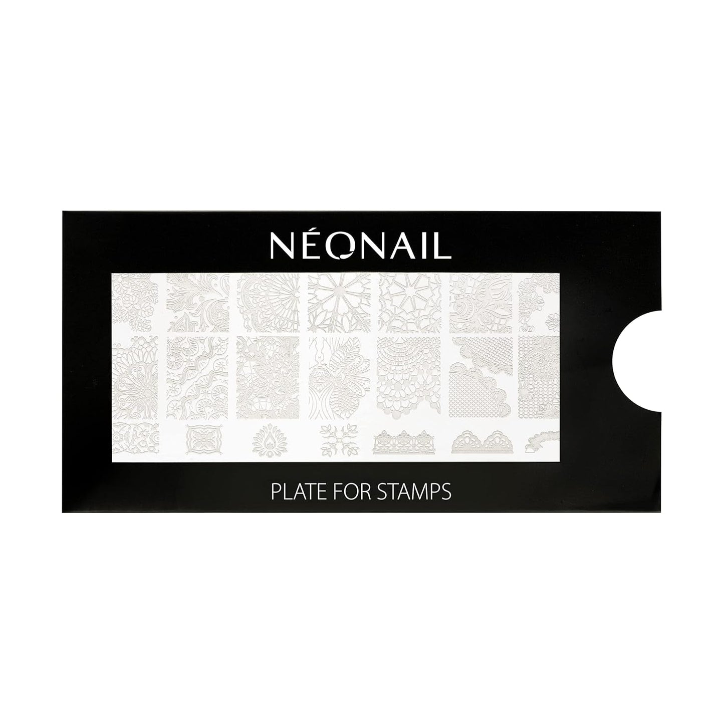 NÉONAIL Nagel Stempel Mit Schaber - Nägel Selber Machen - Razítko na nehty - Nageldesign Für Nagel Schablone - Francouzské nehty Stempel - Silikon Nagelstempel