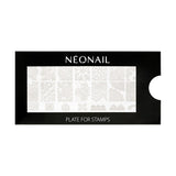 NÉONAIL Nagel Stempel Mit Schaber - Nägel Selber Machen - Razítko na nehty - Nageldesign Für Nagel Schablone - Francouzské nehty Stempel - Silikon Nagelstempel