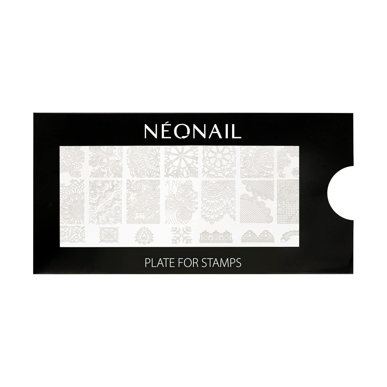NÉONAIL Nagel Stempel Mit Schaber - Nägel Selber Machen - Razítko na nehty - Nageldesign Für Nagel Schablone - Francouzské nehty Stempel - Silikon Nagelstempel