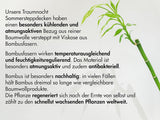 Traumnacht Bamboo polštář s bambusovými vlákny, hypoalergenní, antibakteriální Sada polštářů se zipem, skládající se ze 2 polštářů 40X80Cm, certifikováno Oeko-Tex, vyvinuto v Německu Standardní polštáře Naty Shop