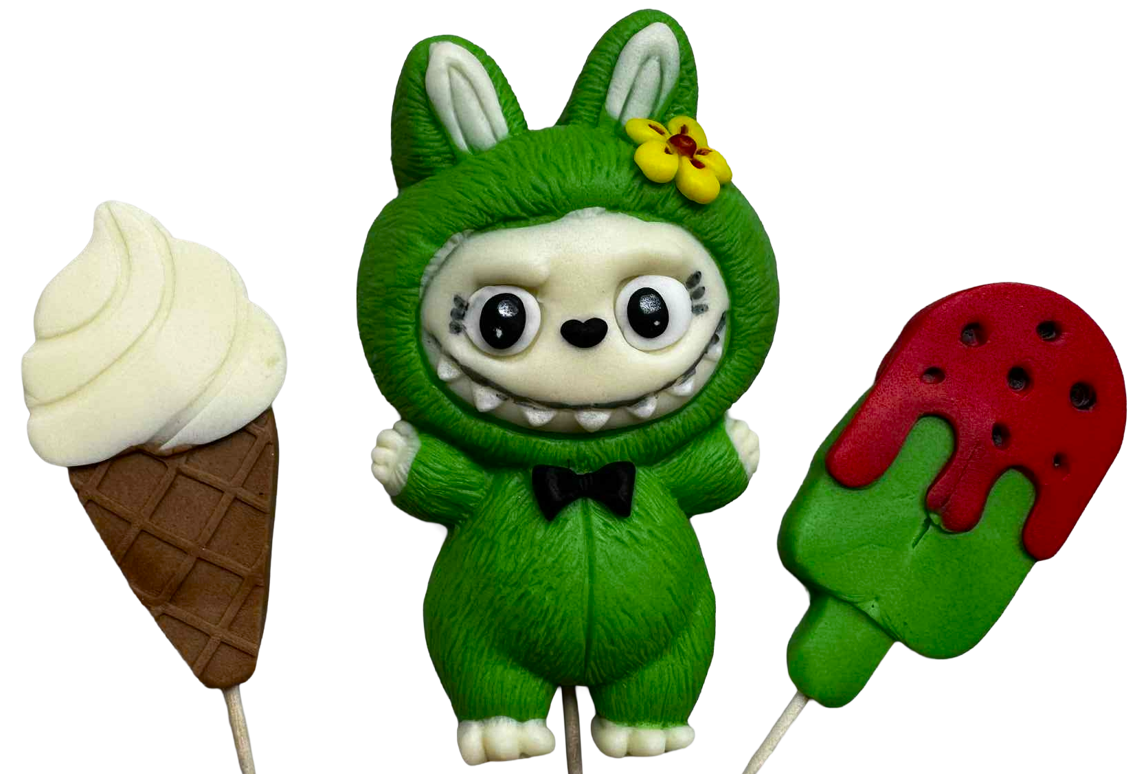 Sada jedlých dekorací, Labubu Decorations z Sugar Paste Nati Shop