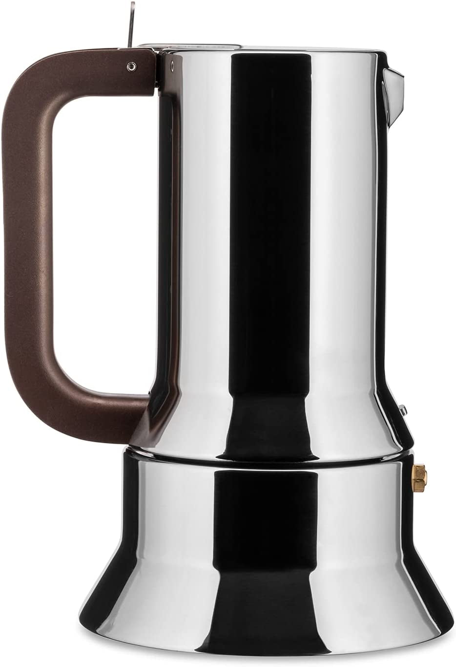 Alessi 9090/6 Espresso se 6 šálky na indukci, nerezová ocel, stříbrná, 15,5 x 13,5 x 27 cm