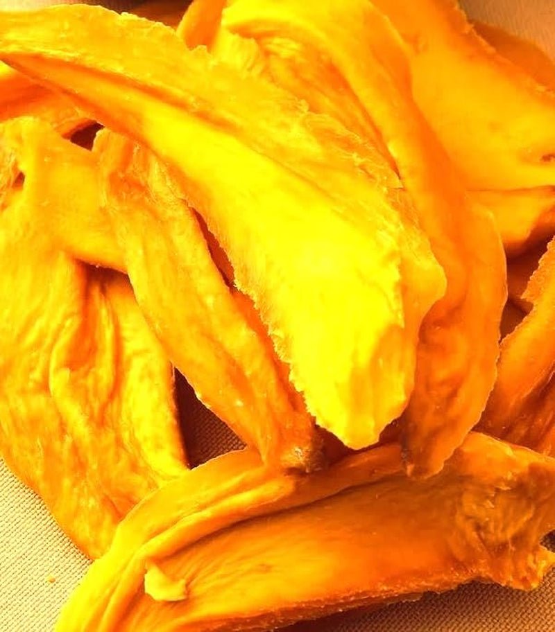 Mango strips - odrůda "Haden" - sušené - bio - raw food kvalita - 400 g Dehydrované produkty Naty Shop