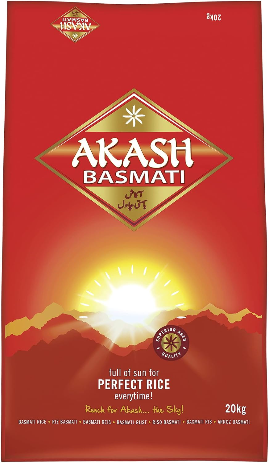 Rýže Akash Basmati, 1 balení (1 x 20 kg)
