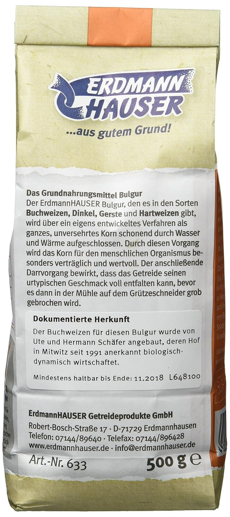 Bio pohankový bulgur 6 balení (6 x 500 g)