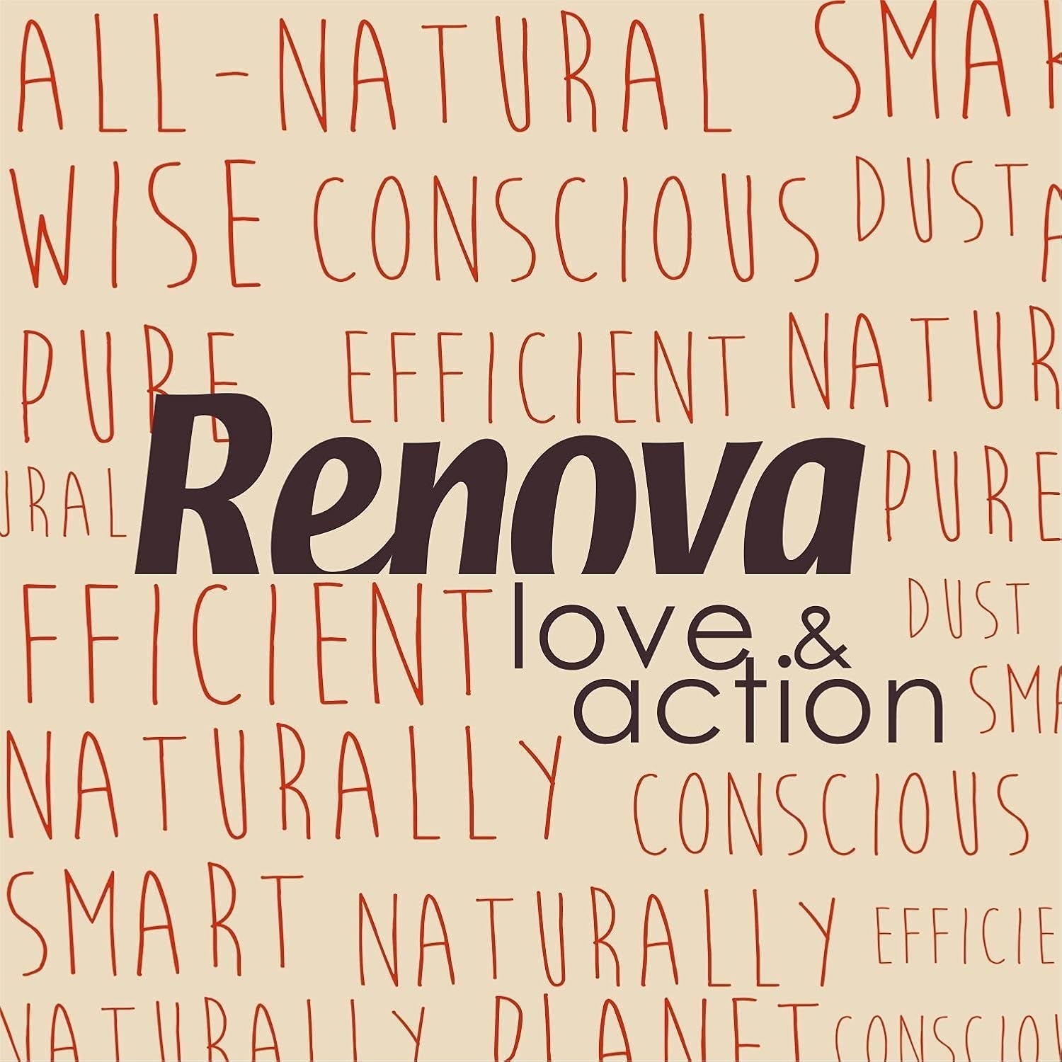 Toaletní papír Renova Love & Action, Béžová Balení 9 X 12 Rollos-: 108