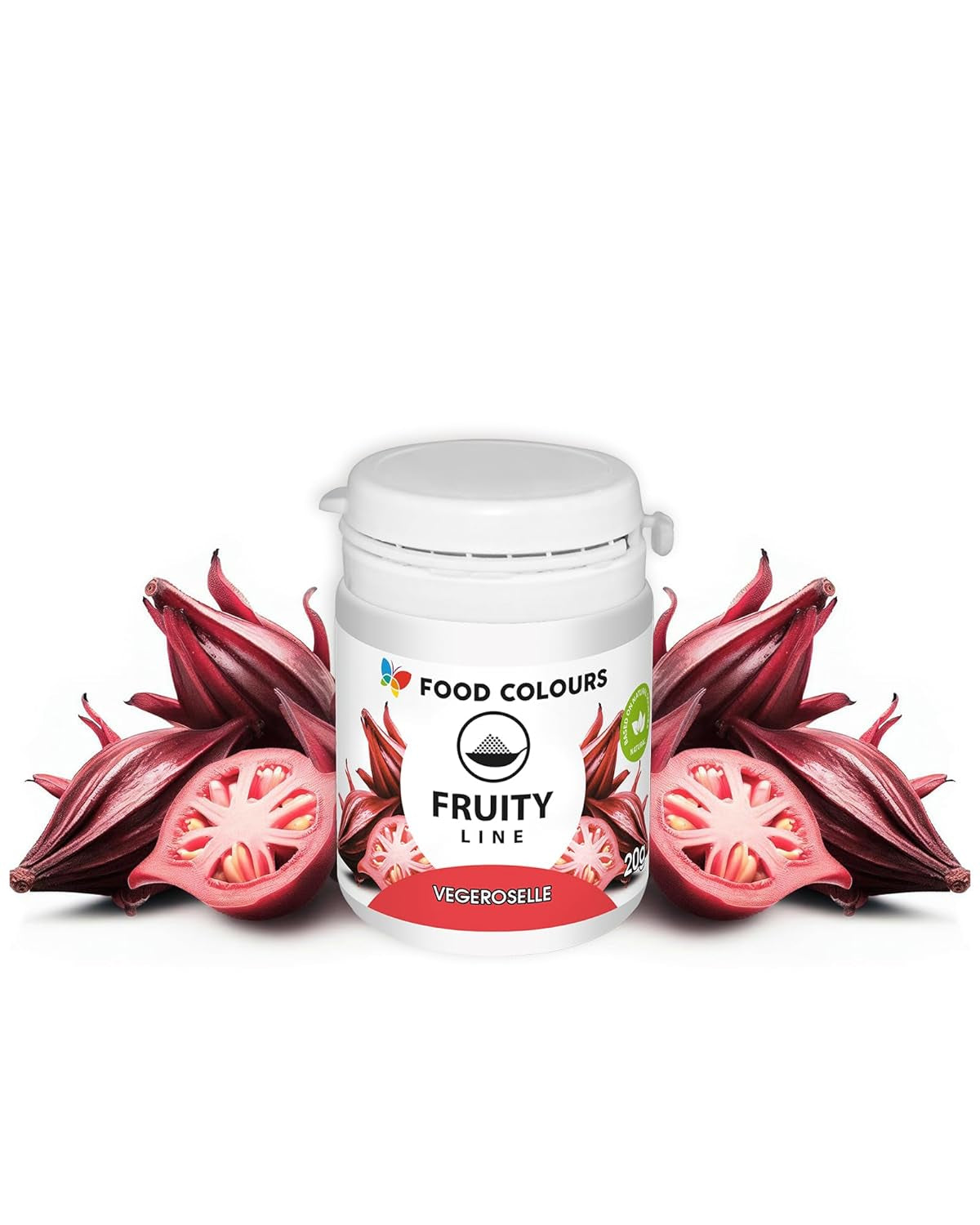 Potravinářské barvivo práškové přírodní barvivo Fruity Line BORŮVKA 20G přírodní barvivo prášek do krémů poleva piškotového těsta v prášku potravinářské barvivo do nápojů želé