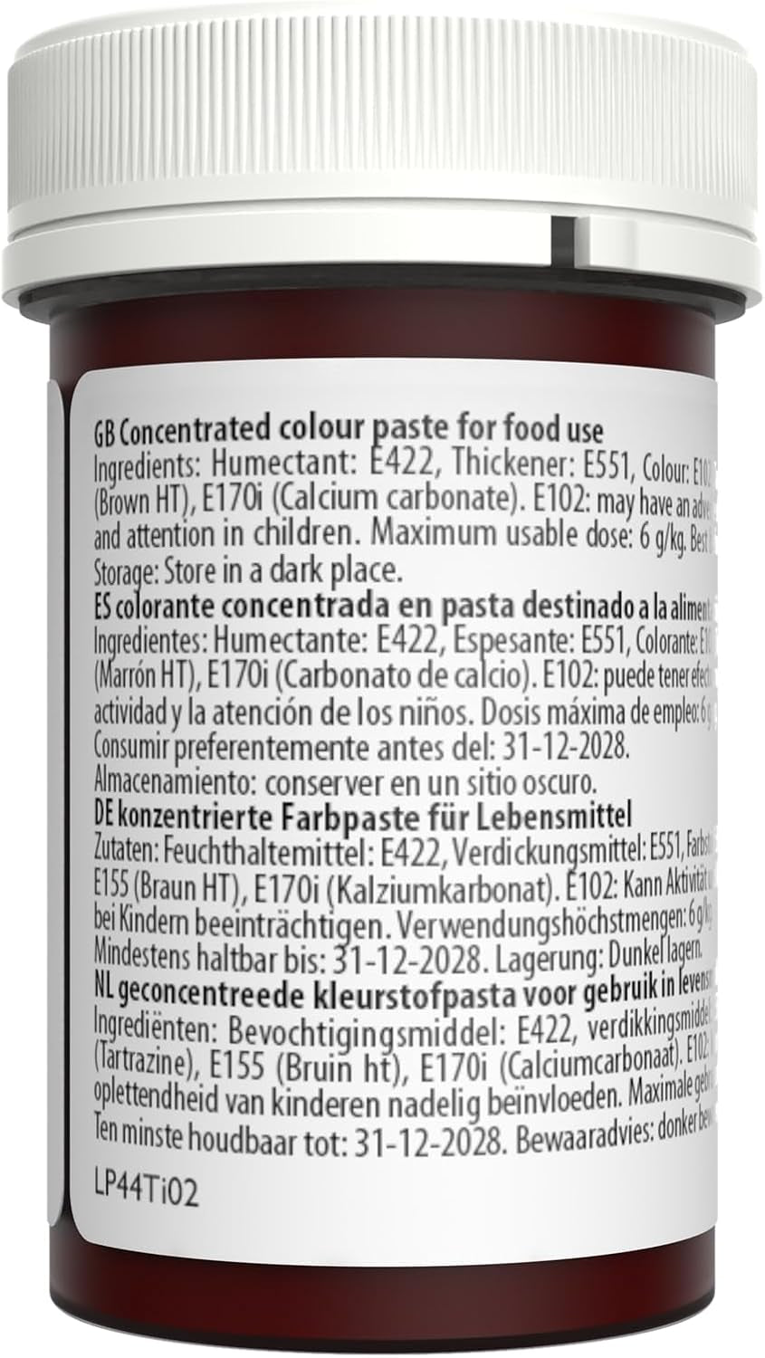 Potravinářské barvivo na těstoviny Sugarflair, pastelová barva Honey Gold, potravinářské barvivo na těstoviny na fondán a marcipán, koncentrované barvy Spectral - 25 g