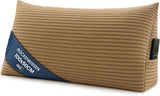 Péřový polštář, zádový polštář, sametový polštář, šířka 70 cm - polštář na čtení na postel, pohovku a pohovku, velký polštář na pohovku, nástěnný polštář, polštář na pohovku, polštář na čtení, podpěra zad, světle šedá