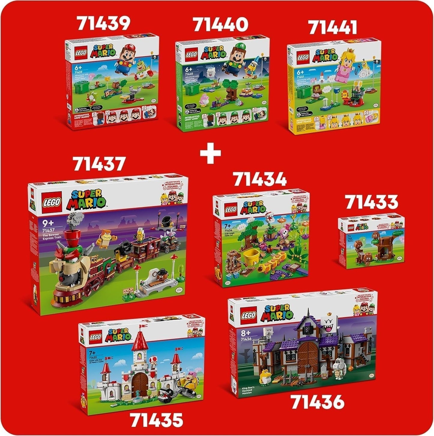 LEGO Super Mario Adventures With Interactive Peach, dětská herní sada s ropuchou žlutou, dárek pro Nintendo pro chlapce, dívky a všechny hráče od 6 let 71441 Stavebnice Besuche den LEGO-Store