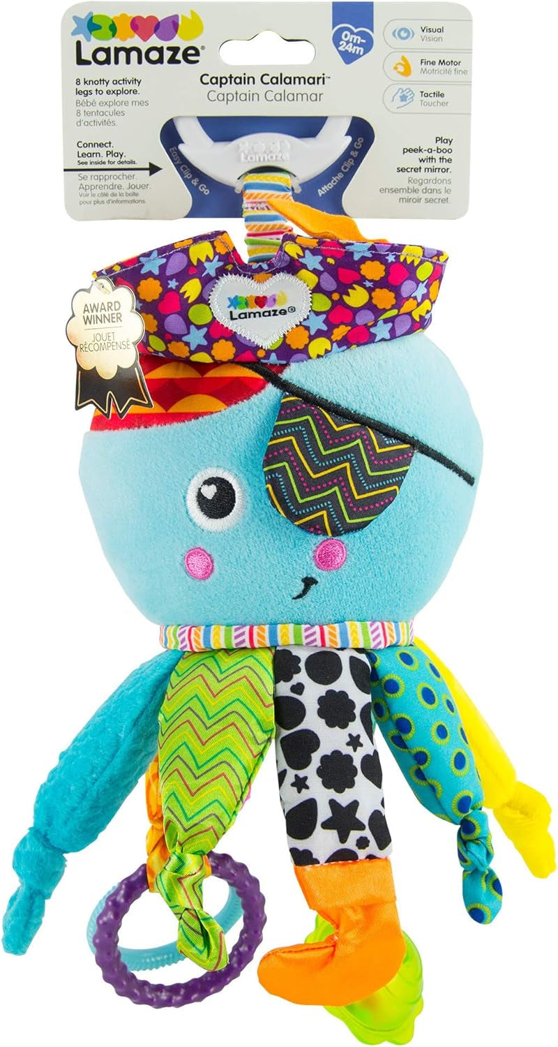 Dětská hračka Lamaze Captain Squid, chobotnice Pirate Clip & Go, vysoce kvalitní hračka pro batolata a hračka Diego Kids, Flying Dragon Clip & Go, vysoce kvalitní hračka pro batolata Bebe Naty Shop Toys