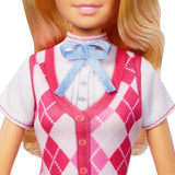 Panenka Barbie Malibu a doplňky z Barbie Mysteries: The Secret Horse Adventure, včetně módní panenky, odnímatelného jezdeckého oblečení a helmy, HXJ38