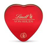 Lindt Čokoláda ze srdce | 30 g | 6 pralinek v Marc de Champagne, Coeur à l'Orange, křupavá mléčná čokoláda, pomerančový marcipán v krásné krabičce ve tvaru srdce | Čokoládový dárek | Čokoládový dárek
