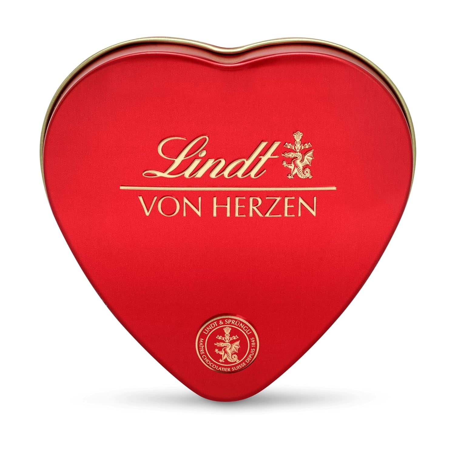 Lindt Čokoláda ze srdce | 30 g | 6 pralinek v Marc de Champagne, Coeur à l'Orange, křupavá mléčná čokoláda, pomerančový marcipán v krásné krabičce ve tvaru srdce | Čokoládový dárek | Čokoládový dárek