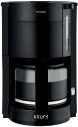 Espresso kávovar Krups F30908 ProAroma s filtrem a skleněnou karafou, objem 1,25 l, 10-15 šálků, 1050 W, černá