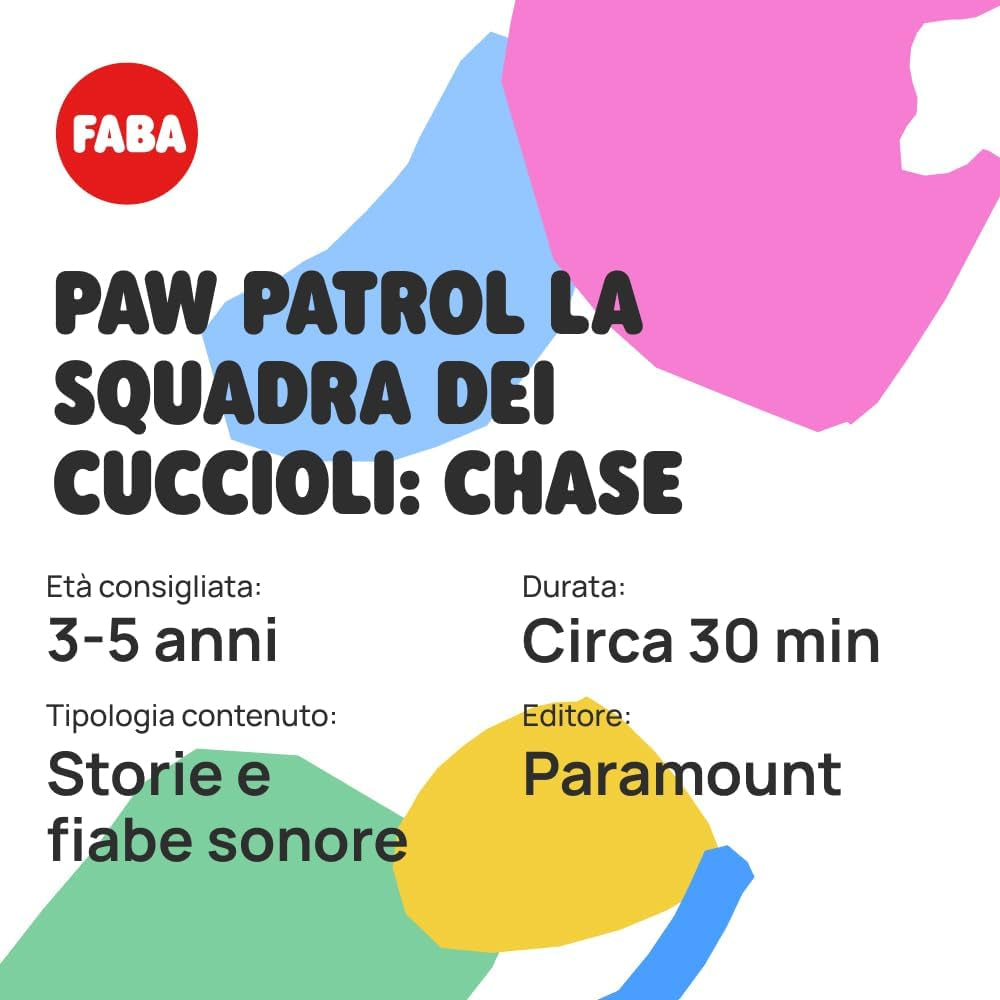 Zvuková figurka - PAW Patrol Puppy team: Chase - zvukové příběhy a pohádky, chlapci a dívky 2-4 roky, italská verze Baby Toys Naty Shop