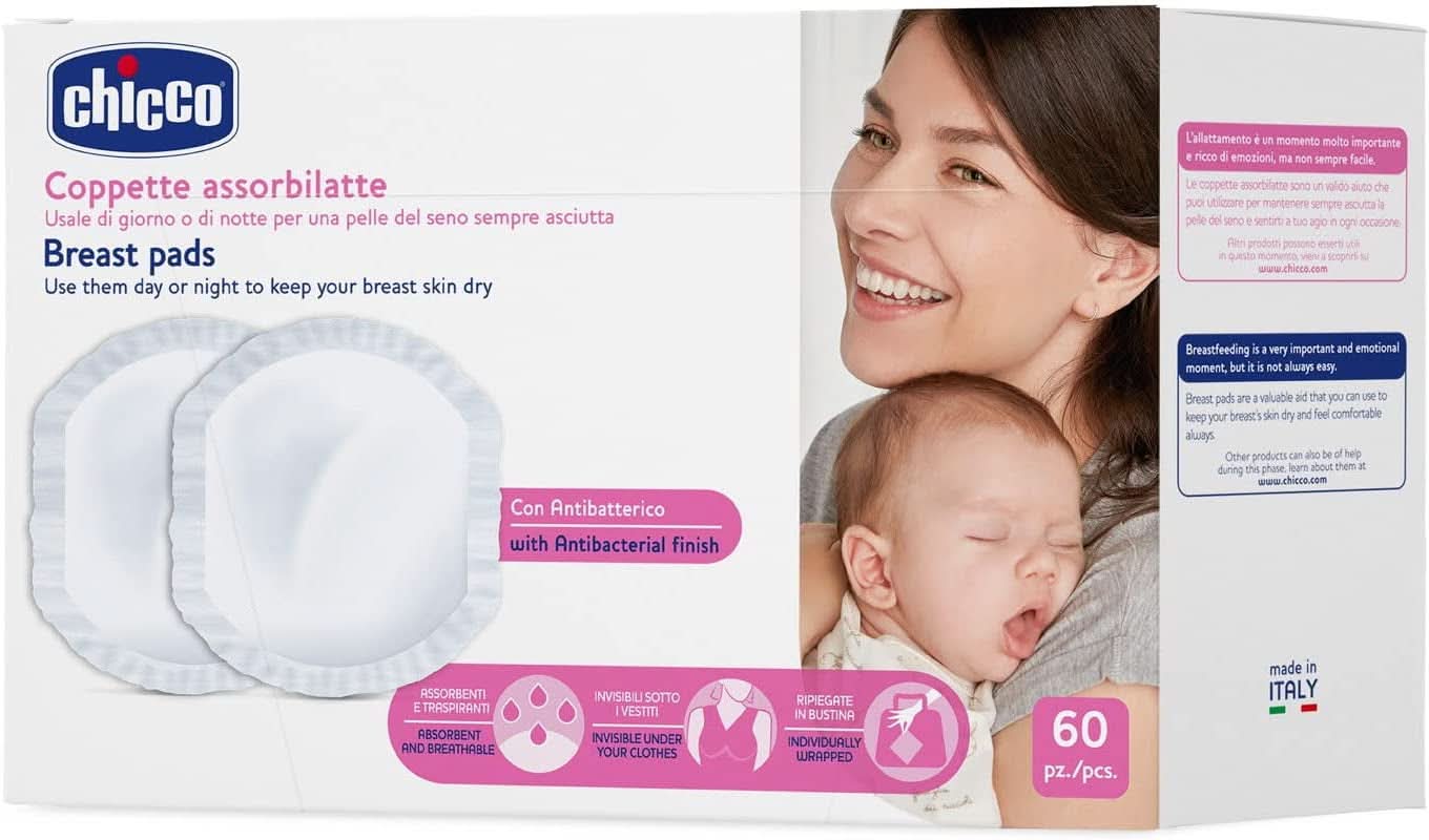 Chicco Naturalfeeling Antibakteriální tampony, 60 ks Příslušenství pro potraviny a kojení Bebe Naty Shop