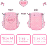 Pleny s potiskem pro dospělé 5500-5800 ml 2 balení - Blushing Baby (M)