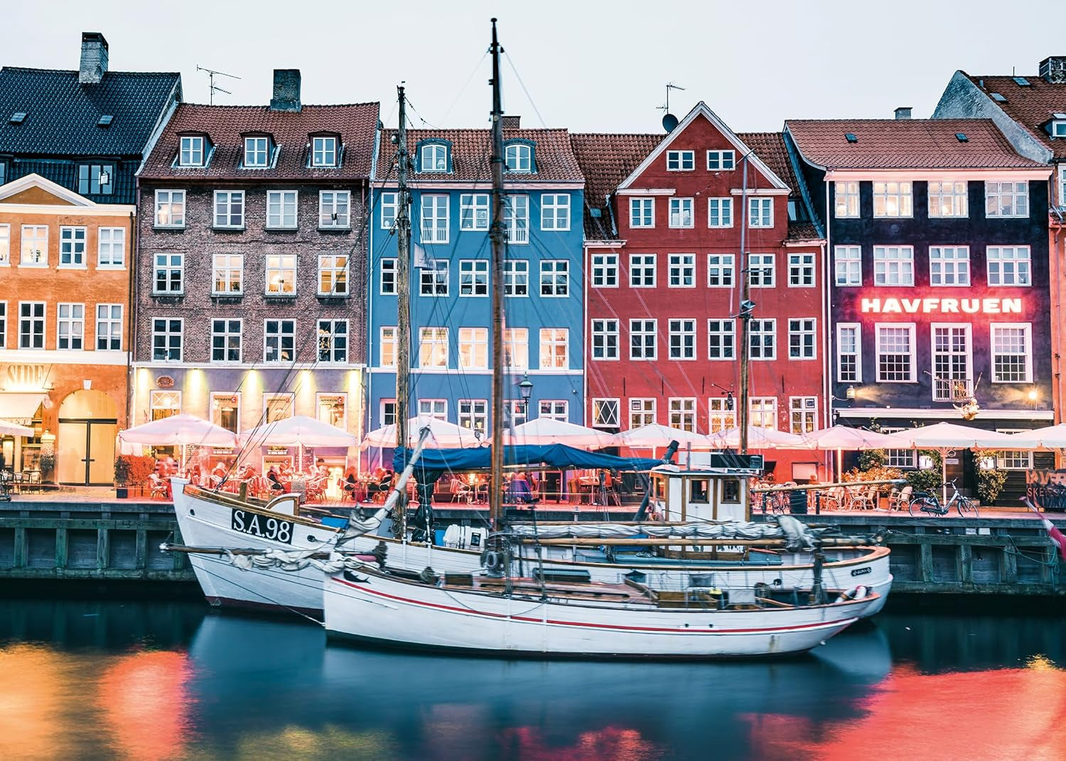 Ravensburger Puzzle Scandinavian Places 12000111 - Kodaň, Dánsko - 1000dílné puzzle pro dospělé a děti od 14 let Naty Shop Scenic Puzzle
