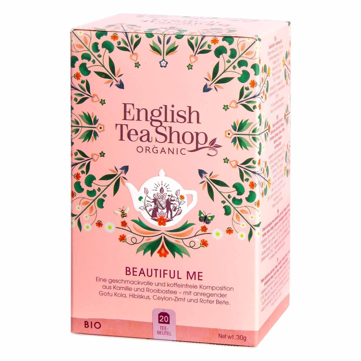 ETS - Beautiful Me, BIO wellness čaj, 20 čajových sáčků