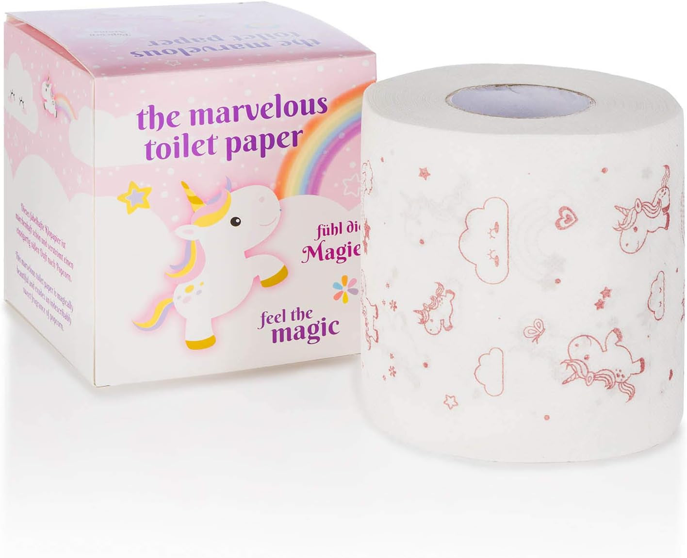 Toaletní papír Unicorn - Roztomilý toaletní papír promění vaši koupelnu v oázu pohodlí (jednorožec)
